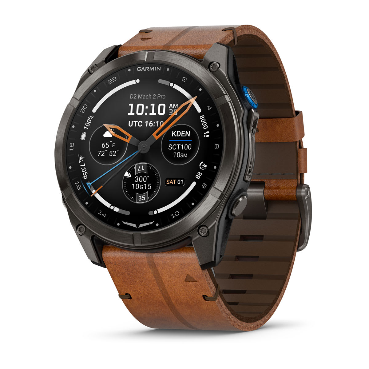Garmin D2 Mach 2 Pro Aviator Smartwatch | 51 mm with inReach Satellite and LTE Connectivity