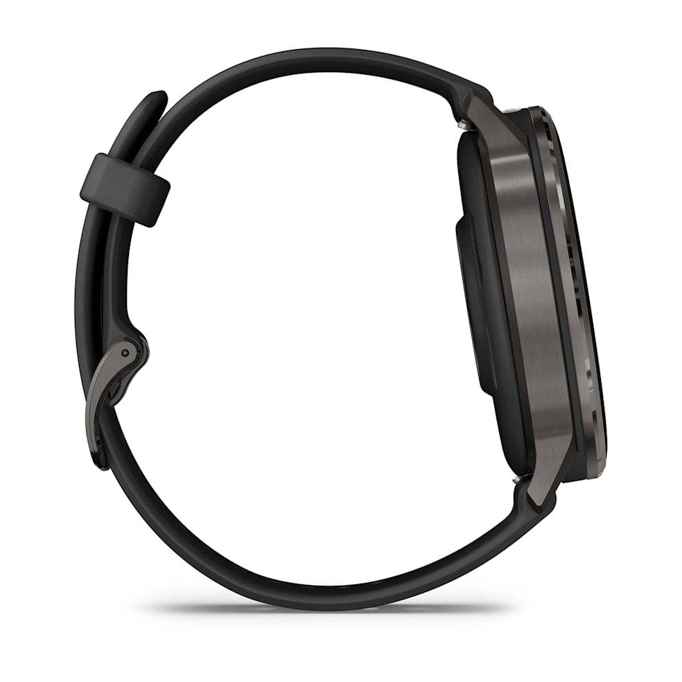 Garmin D2 Air X15 Aviator Smartwatch | Slate with Black Silicone Band