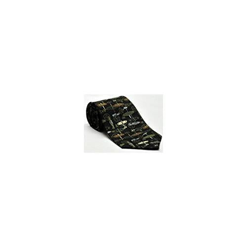 Aero Phoenix Black WWII Fighter Plane Tie