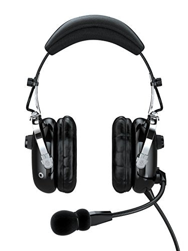 Faro G2 ANR Aviation Pilot Headset - Black - Active Noise Reduction - MP3 Input