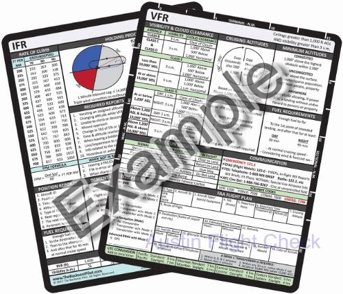 Backseat Pilot VFR & IFR Reference Card
