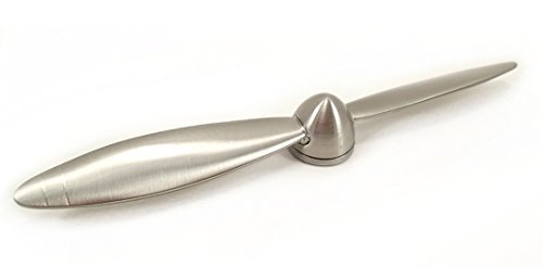AeroPhoenix Propeller Letter Opener - Satin Silver