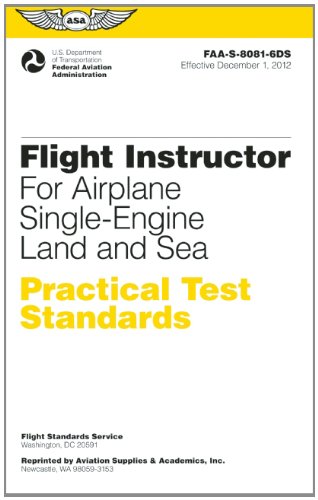 ASA Practical Test Standards (PTS) Flight Instructor - Single-Engine