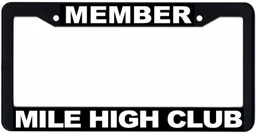 Member - Mile High Club License Plate Frame
