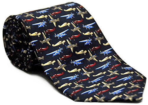 Airplane Silk Twill Novelty Tie