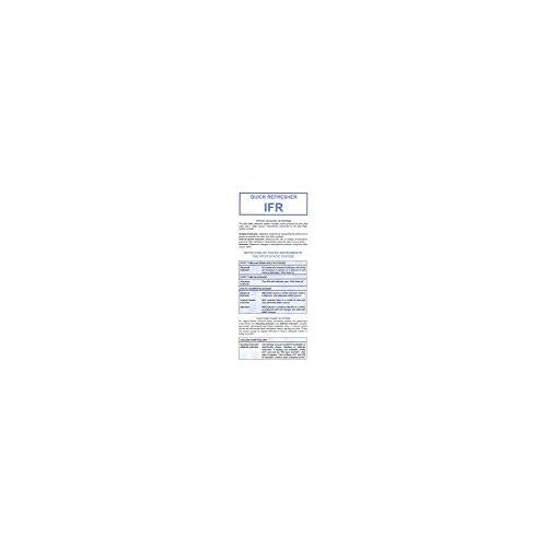IFR Quick Refresher Card