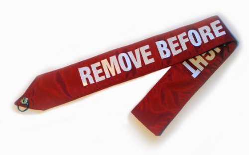 AeroPhoenix Nylon Remove Before Flight Banner - 17 x 2
