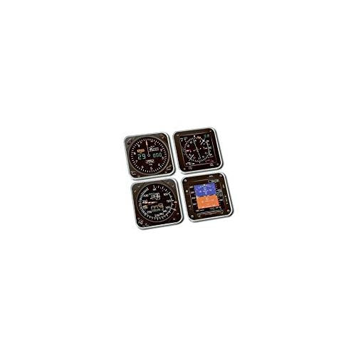 Trintec Coaster Set - Modern Flight Instruments