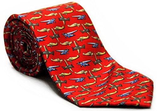 Airplane Silk Twill Novelty Tie