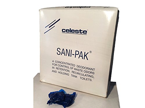 Celeste Sani-Pak Powder Toilet Deodorant - Box (100ct) - 6gm or 8gm