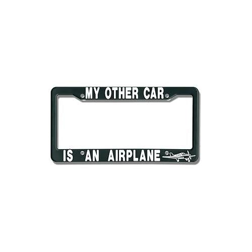 My Other Car is an Airplane License Plate Frame