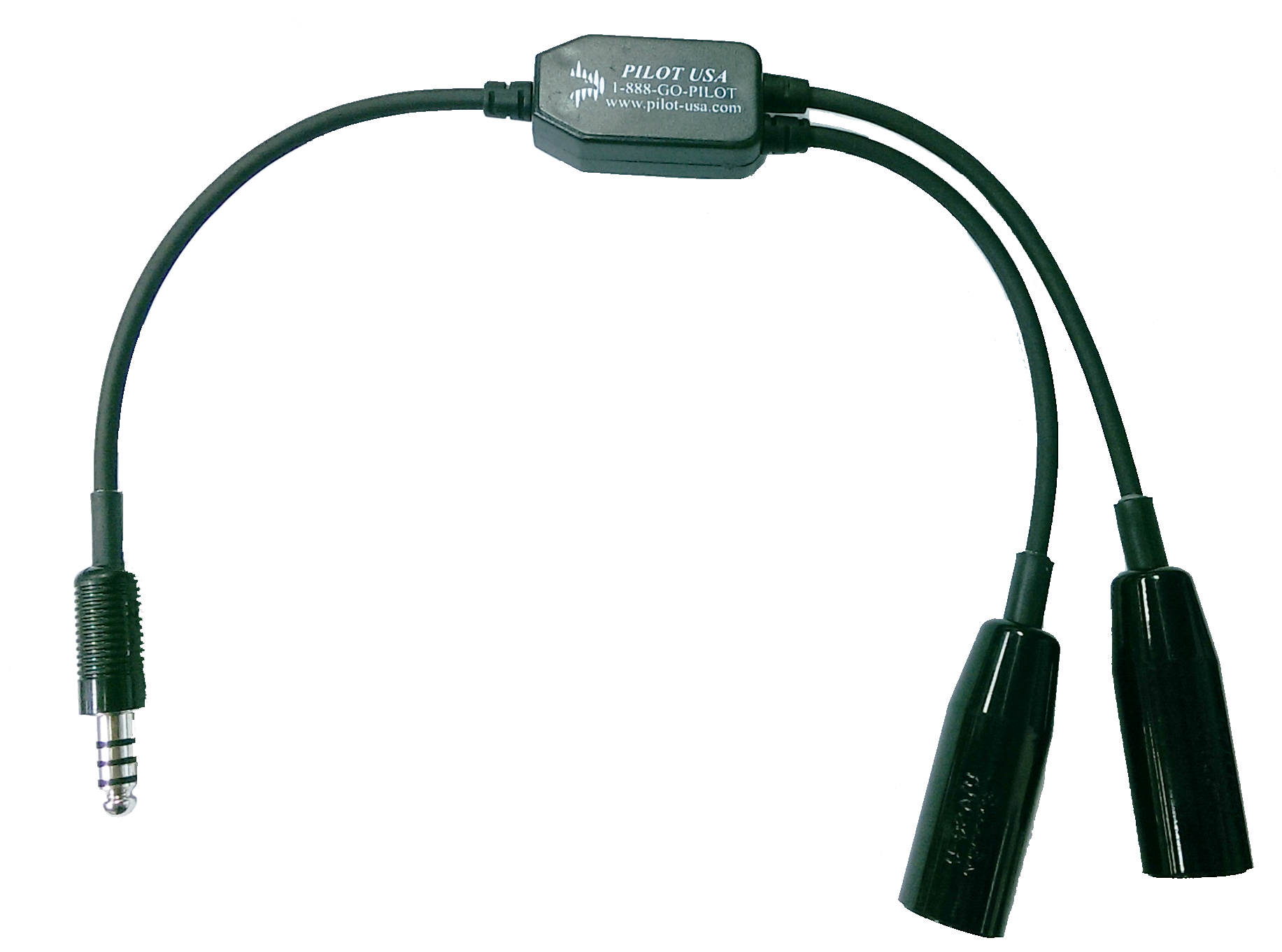 Pilot Communications - Dual Helicopter Headset Adapter
