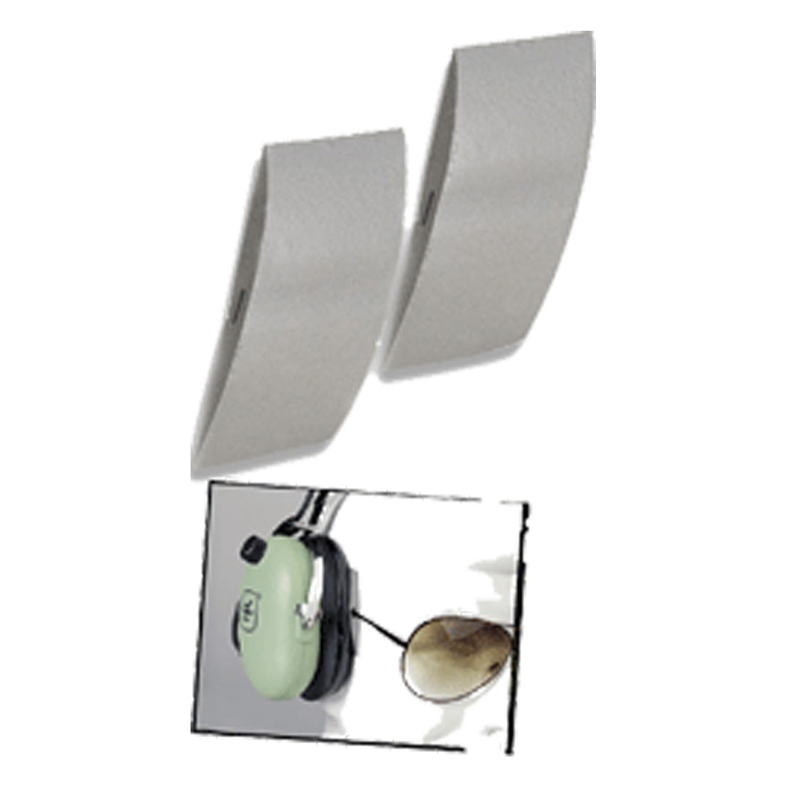 David Clark - Eyeglass Stop Gap & Temple Cushion - One Pair - 12500G-02