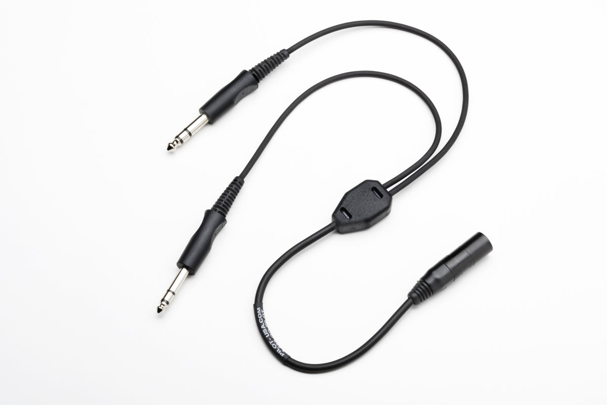 Pilot Communications - Bose A20 (6 Pin) Headset to GA Adapter