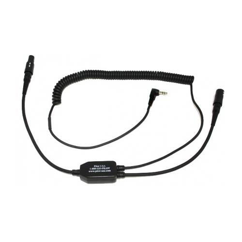 Pilot Communications - Digital Audio Recorder Adapter For Bose Panel Mount (6 pin) Headset