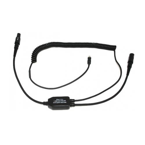 Pilot Communications - GoPro Hero3, 3+, and 4 Recorder Adapter For Bose Panel Mount (6 pin) Headset