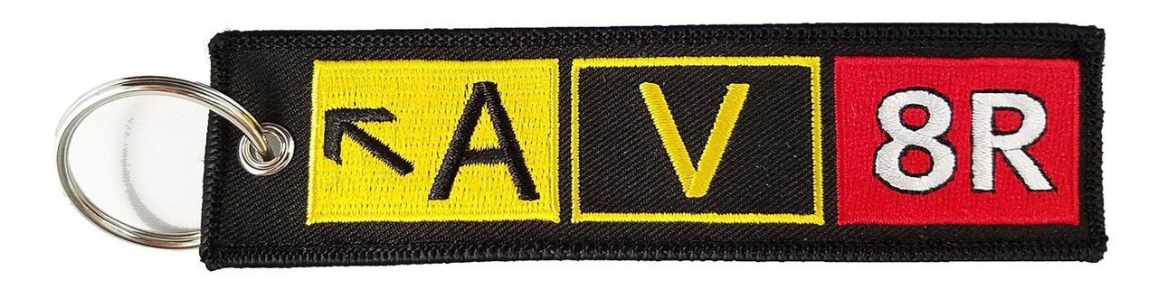 AV8R Key Chain Embroidered