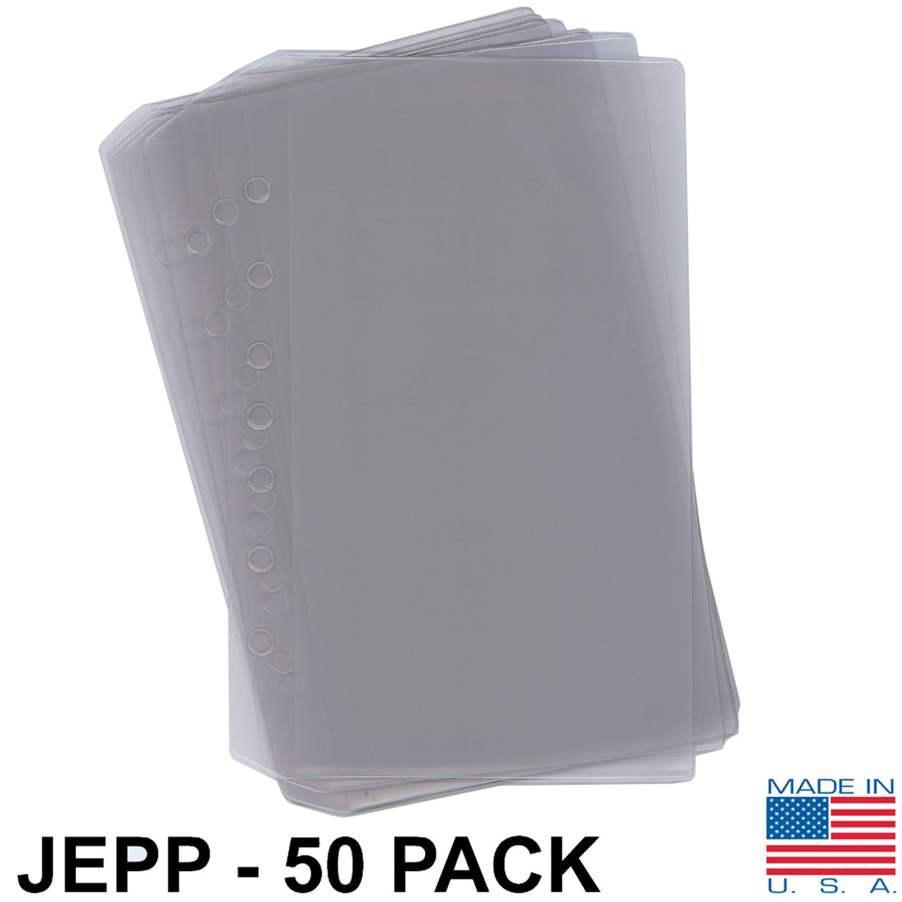 50-Pack 7-Hole Chart Protectors for Jeppesen