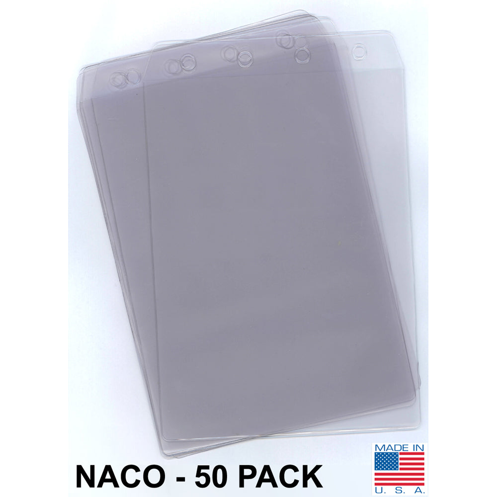 Standard NACO 4-Hole Chart Portector - 50-Pack
