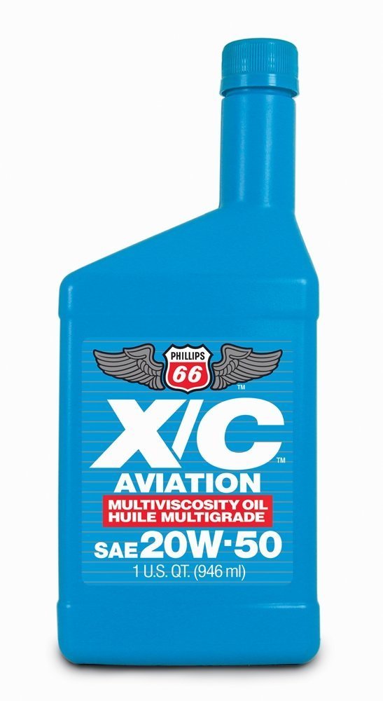 Phillips 66 X/C 20W-50 Multiviscosity Aircraft Engine Oil - Case