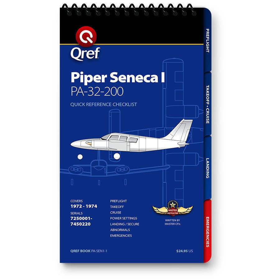 Quick Reference Media Piper Seneca I Qref Book